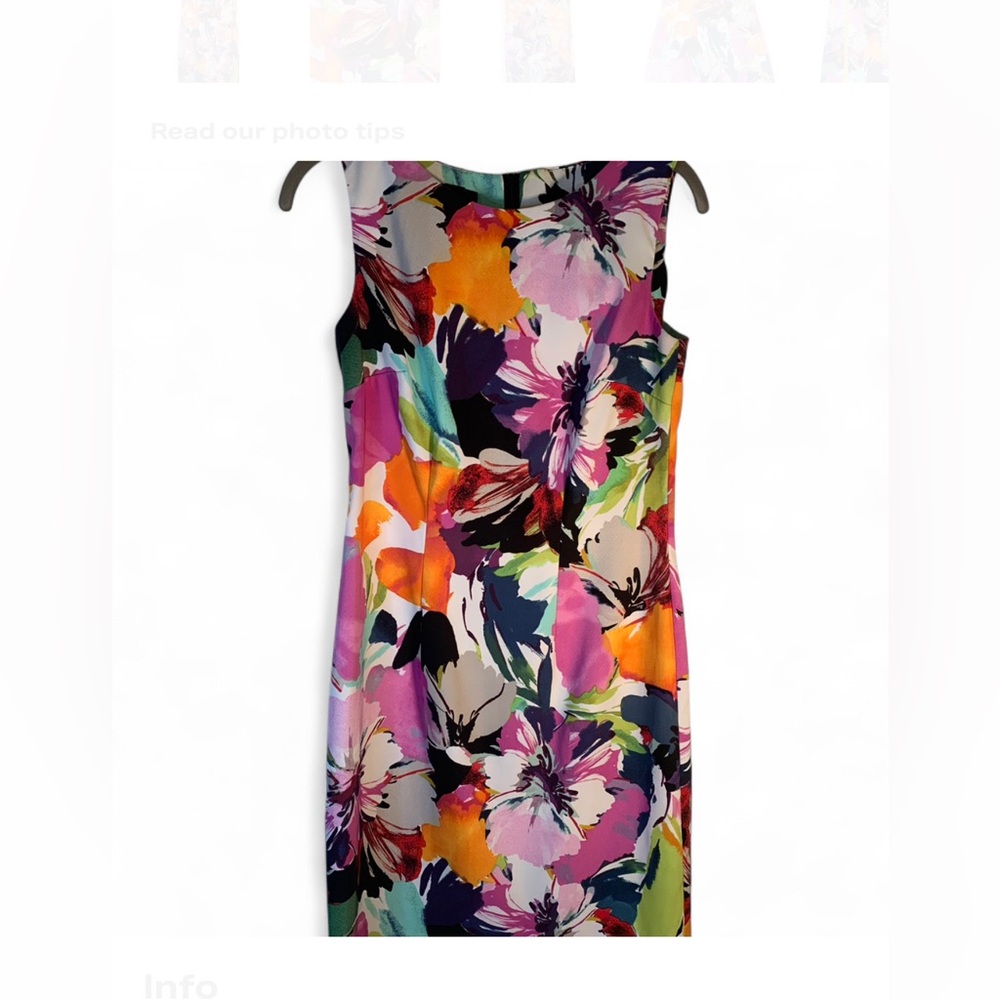 Butterfly core Fairy Floral Multicolored Sleeveless Dress by Alyxx size 4